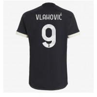 Juventus Dusan Vlahovic #9 Tretí futbalový dres 2023-24 Krátky Rukáv